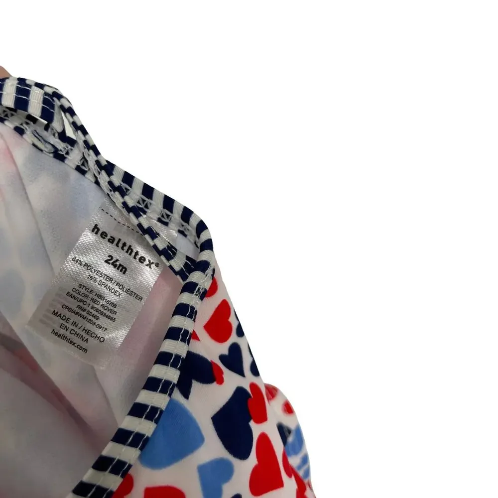 Healthtex Size 24 Mo Red White & Blue 4th of July Swimming‎ Suit